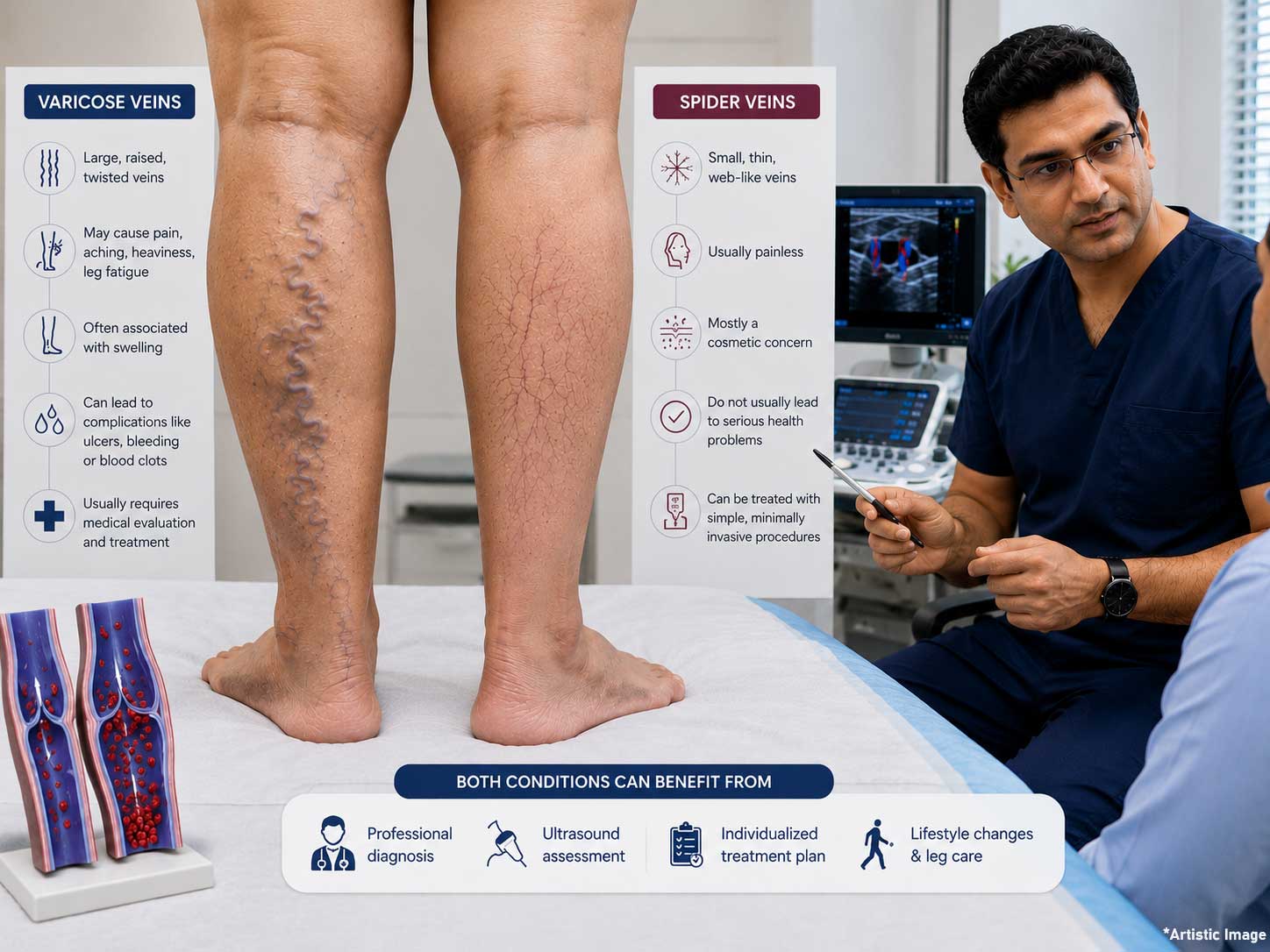 Varicose Veins vs. Spider Veins: Understanding the Difference